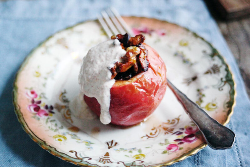 Baked Apples with Almond Cream Recipe