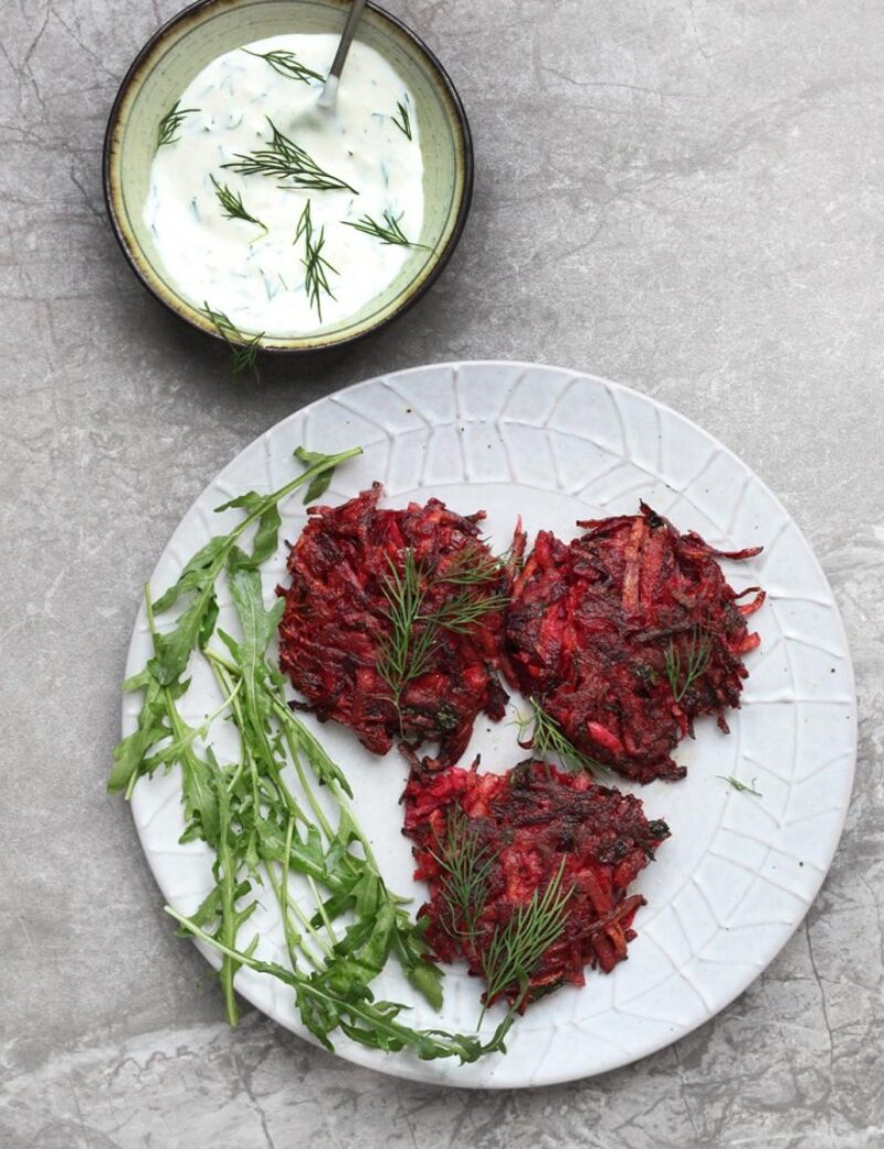 Beetroot & Parsnip Fritters Recipe