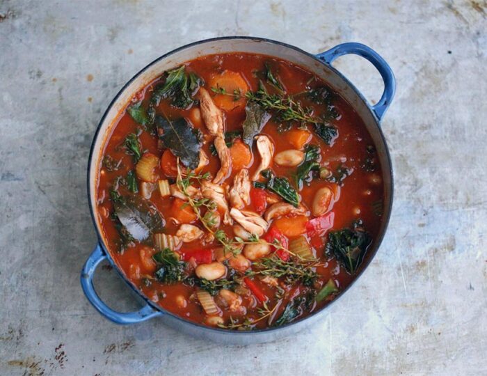 Chicken, Kale & Bean Stew Recipe