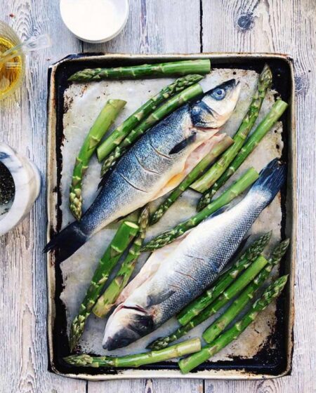Grilled Asparagus with Fish Recipe