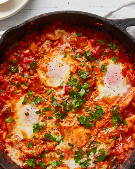 Tomato & Butterbean Baked Eggs recipe