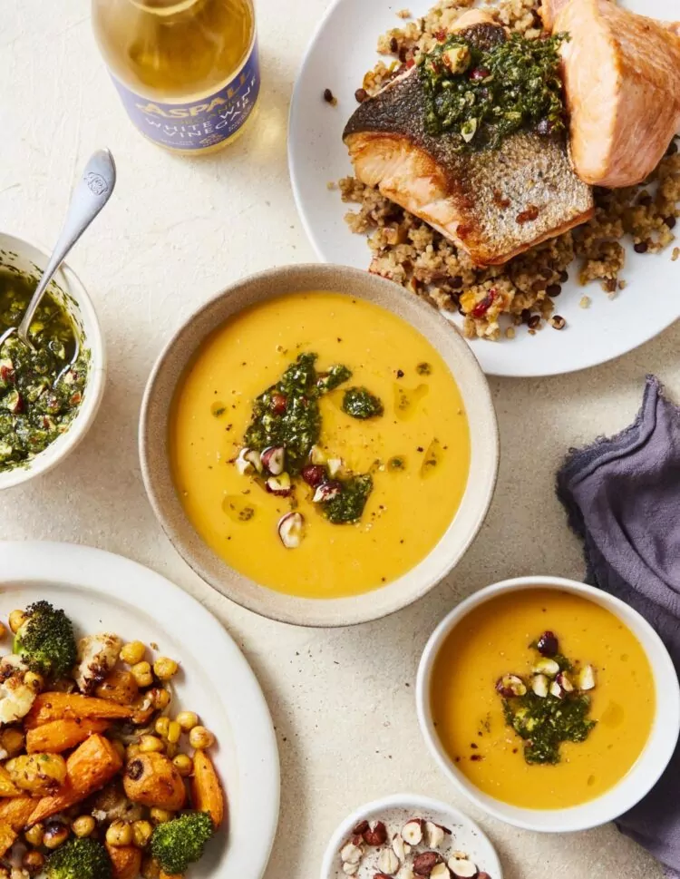 Salsa Verde & Butternut Squash Soup Recipe Salsa Verde & Butternut Squash Soup Recipe