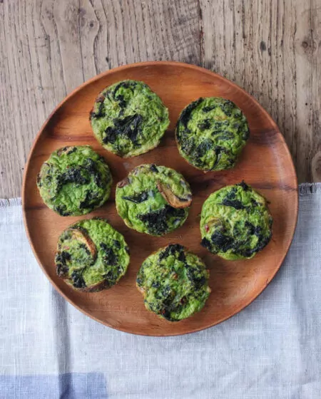 Kale & Mushroom Muffins
