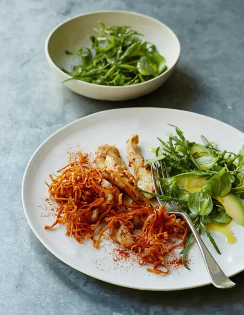 Simple Chicken & Sweet Potato Chips Recipe